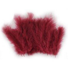 150437-29 Pióra strusie - kolor winny