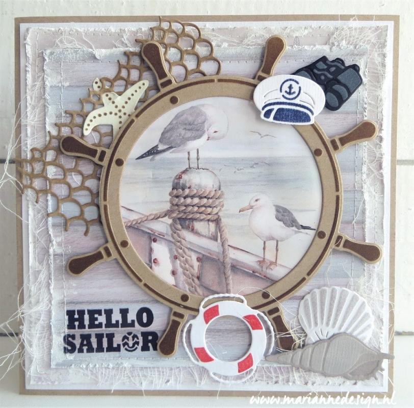 CR1552 Wykrojnik Marianne Design - CrafTables - ART TEXTURE SCALES - siatka, sieć