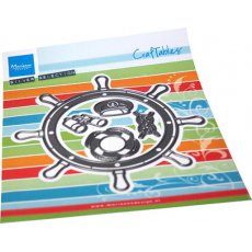 CR1554 Wykrojnik Marianne Design - CrafTables - SHIP WHEEL - ster