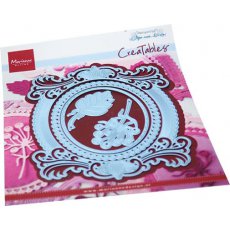 LR0716 Wykrojnik Marianne Design - CreaTables - ANJA'S ELEGANT OVAL - ramka elegancki owal