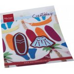 LR0717 Wykrojnik Marianne Design - CreaTables - SURFBOARD & FLIPPERS - deska surfingowa i płetwy