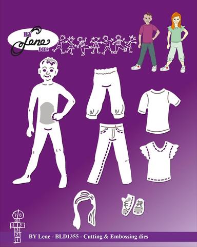BLD1355 Wykrojnik By Lene - Big Kids - dzieci