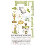 CC-DOD-CHE-03 CHARMING EXTRAS - 03 - KOMUNIA ŚW. - zestaw dodatków PREMIUM 15x30,5cm