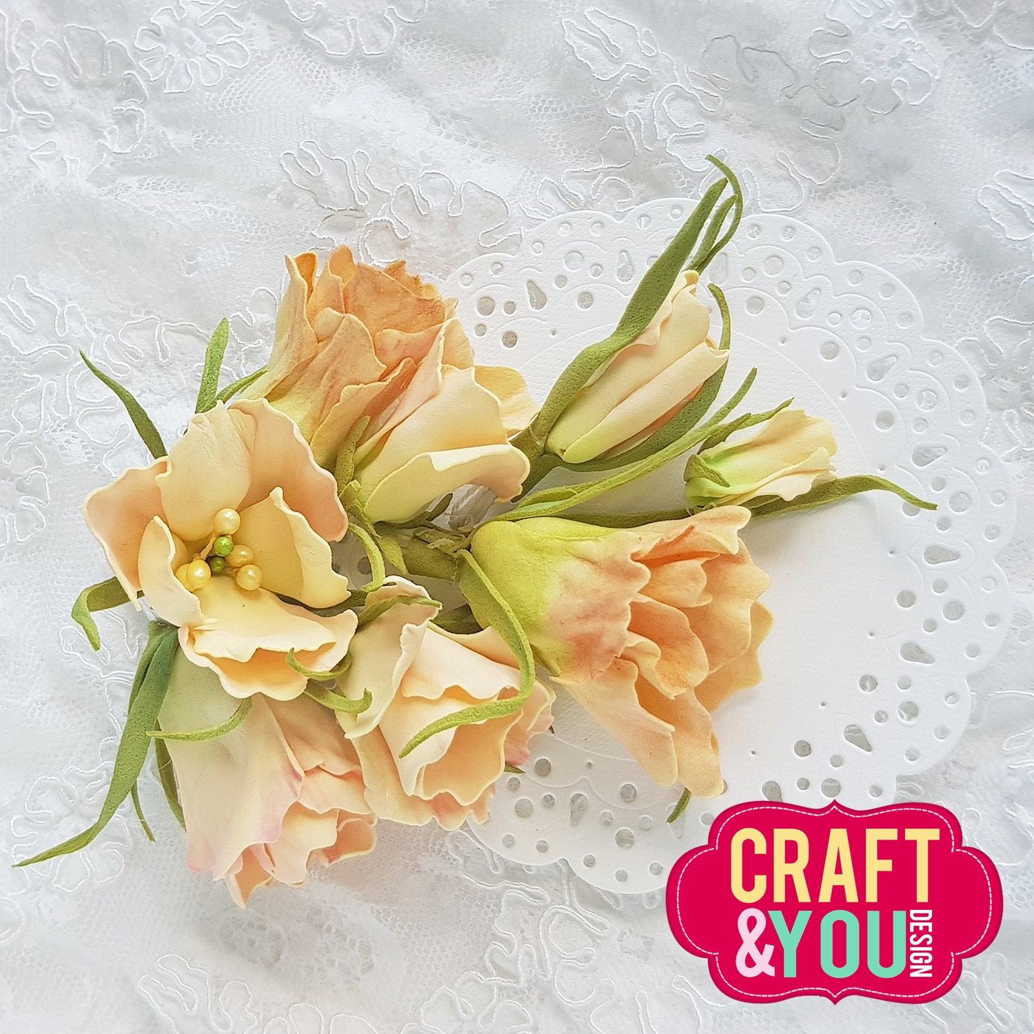 CW139 Wykrojnik /Die-Eustoma Flowers - Craft&You Design