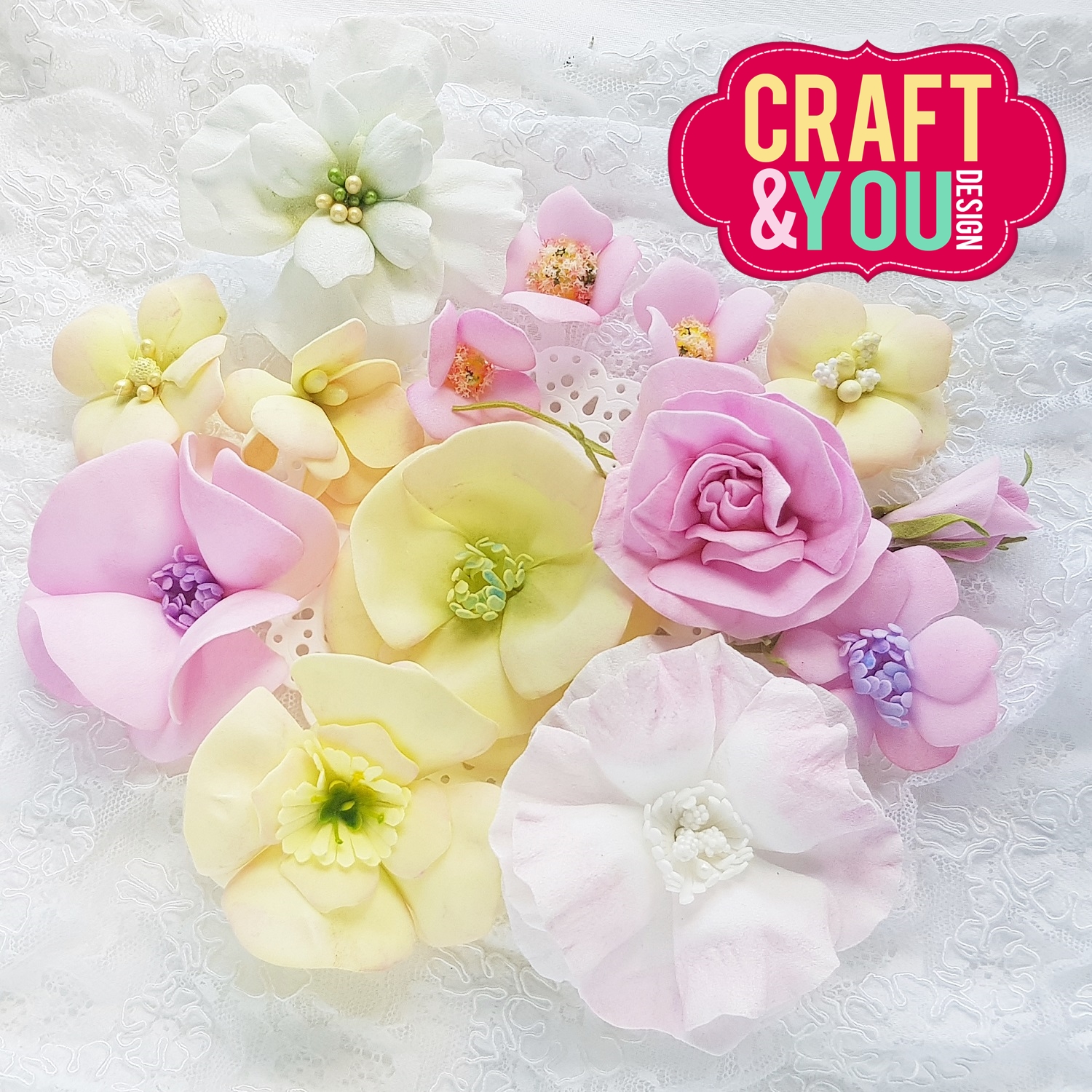 CW141 Wykrojnik /Die-Anemone Flowers - Craft&You Design
