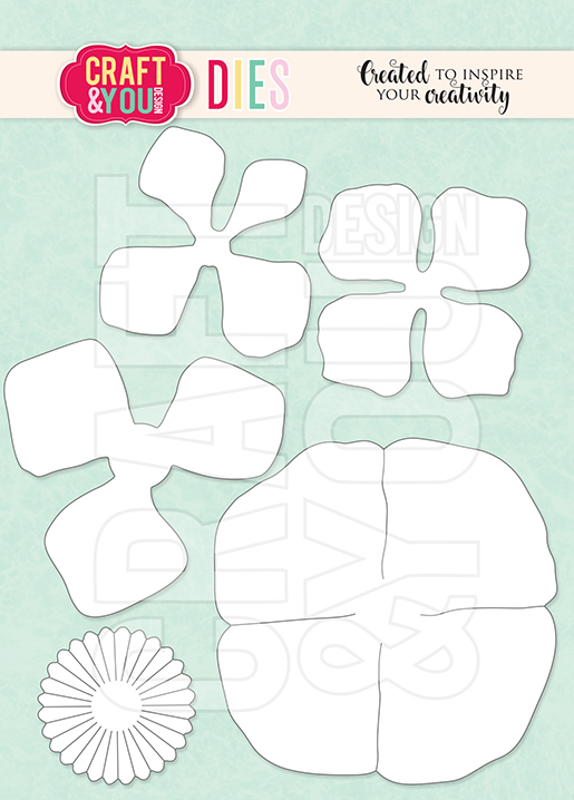 CW141 Wykrojnik /Die-Anemone Flowers - Craft&You Design