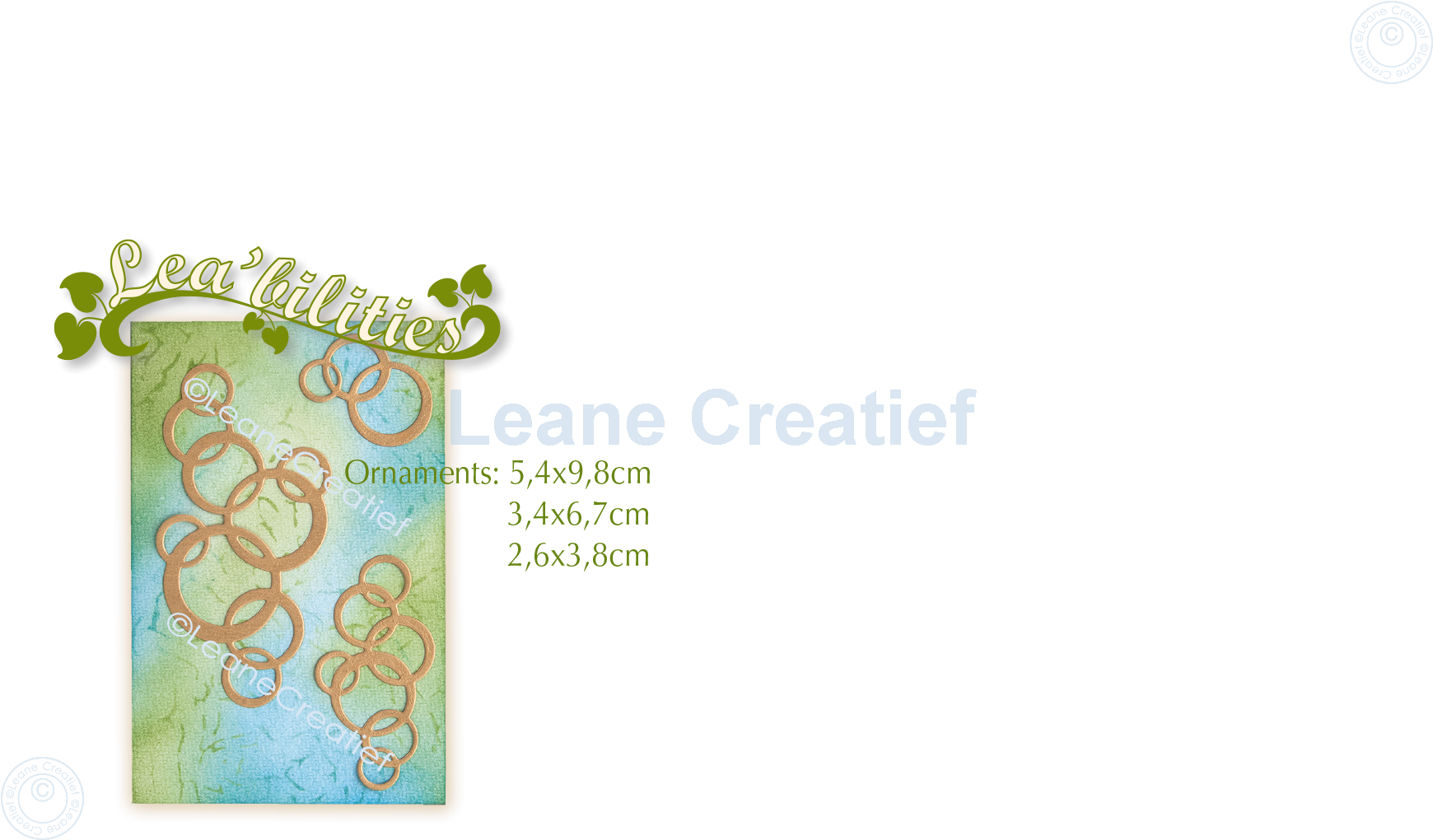 45.7514 Wykrojnik Leane Creatief - Circle ornaments - kółka