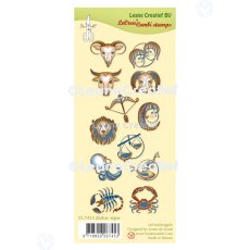 55.7453 Stemple akrylowy Leane Creatief - Zodiac signs - znaki zodiaku