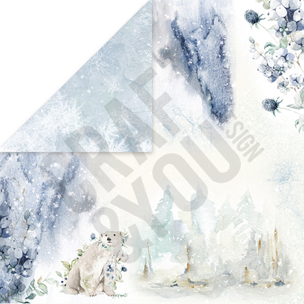 CPB-AW15 Bloczek 15x15 Craft&You Design - ARCTIC WINTER