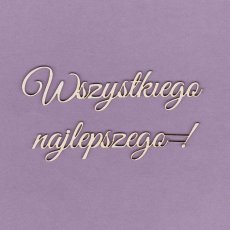 WYK490 TEKTURKA Crafty Moly - WSZYSTKIEGO NAJLEPSZEGO ! - G2