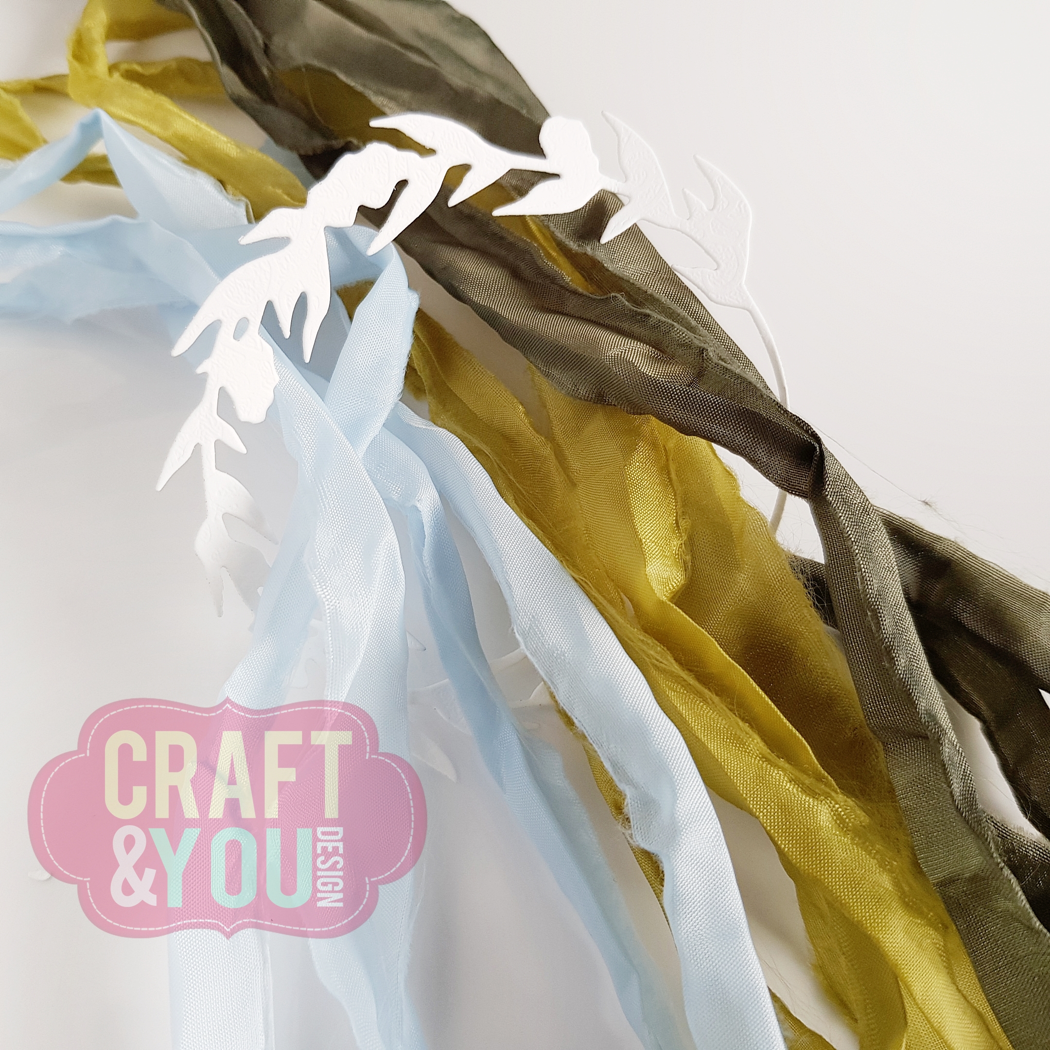 CRIB-014 RIBBONS - tasiemki vintage - WOODLAND STORY - Craft&You Design