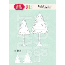 CW147Wykrojnik /Die-Christmas trees - Choinki - Craft&You Design