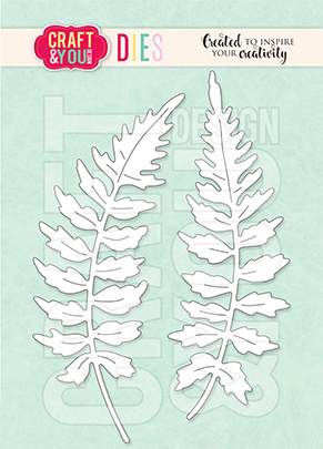 CW151 Wykrojnik /Die-Ferns - Paprotki - Craft&You Design