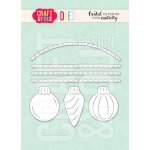 CW155 Wykrojnik /Die-Set of christmas balls - zestaw bombek - Craft&You Design