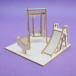 WYK1299 TEKTURKA Crafty Moly - PLAC ZABAW 3D