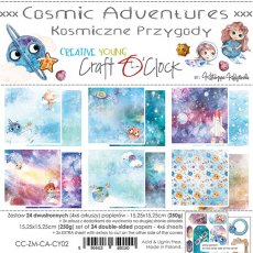 CC-ZM-CA-CY02 - COSMIC ADVENTURES  - zestaw papierów 15,25x15,25cm