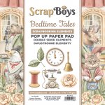 BETA-11 Bloczek papierów Pop Up Paper pad 15,2x15,2 cm Scrap Boys - BEDTIME TALES