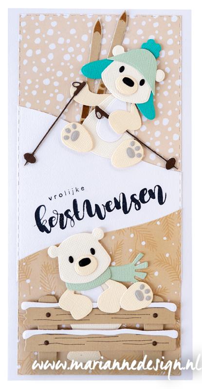 COL1502 Wykrojnik Marianne Design - Collectables - ELINE'S ARTIC BEAR