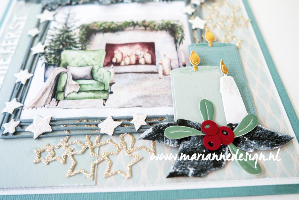 CR1559 Wykrojnik Marianne Design - CrafTables - ART TEXTURE STARS