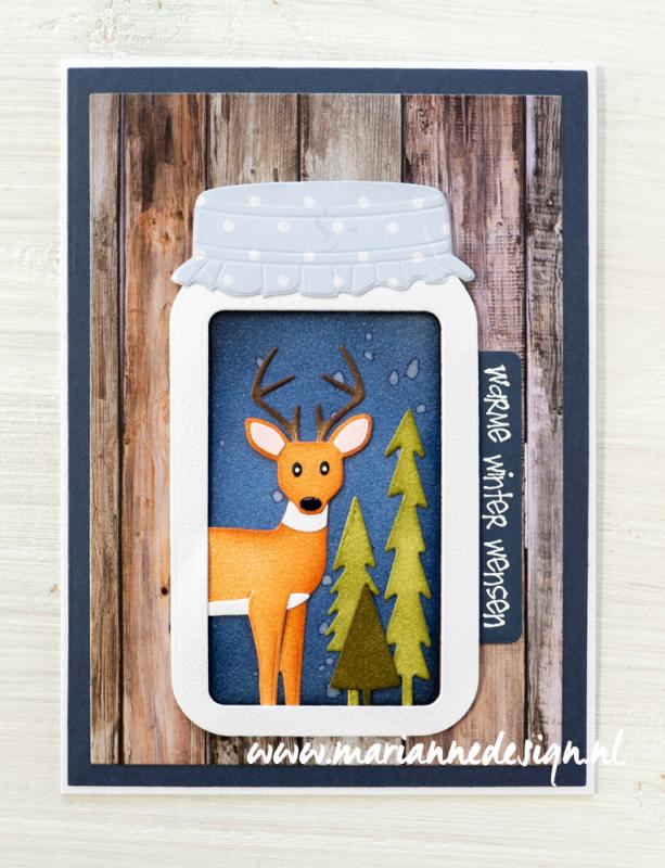 LR0725 Wykrojnik Marianne Design - CreaTables - JAR - słoik