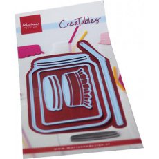 LR0725 Wykrojnik Marianne Design - CreaTables - JAR - słoik