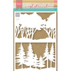 PS8100 Maska Marianne Design - Craft stencil - A5 - TINY'S FOREST - las