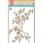 PS8101 Maska Marianne Design - Craft stencil - A5 - TINY'S LEAVES - liście