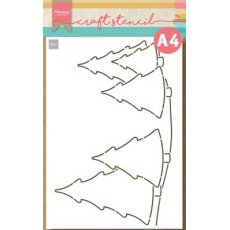 PS8105 Maska Marianne Design - Craft stencil - A4 - FOREST - las