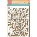 PS8106 Maska Marianne Design - Craft stencil - A5 - TINY'S FROZEN WINDOW - zmrożone okno