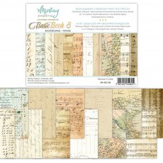 MT-BKG-08  - MINTAY PAPERS Basic Book 8 - Zeszyt elementów do wycinania Vintage  - 15,2 x 20,3 cm