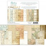 MT-BKG-08 - MINTAY PAPERS Basic Book 8 - Zeszyt elementów do wycinania Vintage - 15,2 x 20,3 cm