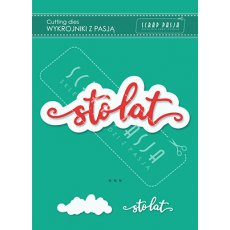 SP001 WYKROJNIK - Sto lat - napis i tło