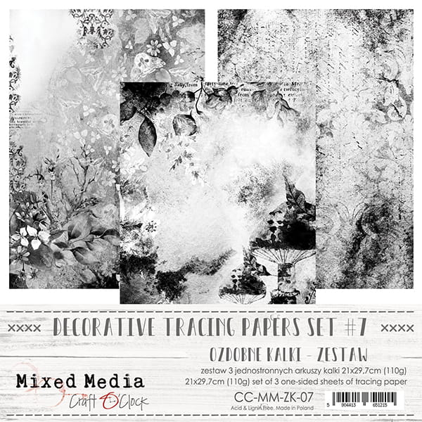 CC-MM-ZK-07 - OZDOBNA KALKA - zestaw 3szt. - 7