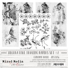 CC-MM-ZK-08 - OZDOBNA KALKA - zestaw 3szt. - 8