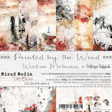 CC-ZM-PW-MM14 - PAINTED BY THE WIND  - zestaw papierów 15,25x15,25cm