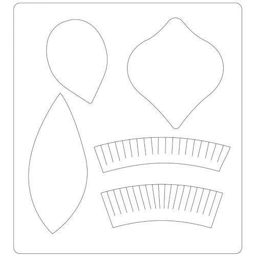 665494 Wykrojnik Sizzix Bigz Die - Seasonal Florals, 3-D