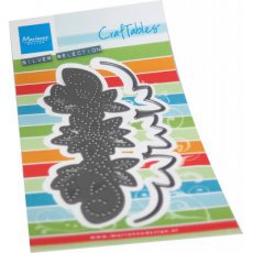 CR1570 Wykrojnik Marianne Design - CrafTables - STITCHING BORDER CHRISTMAS