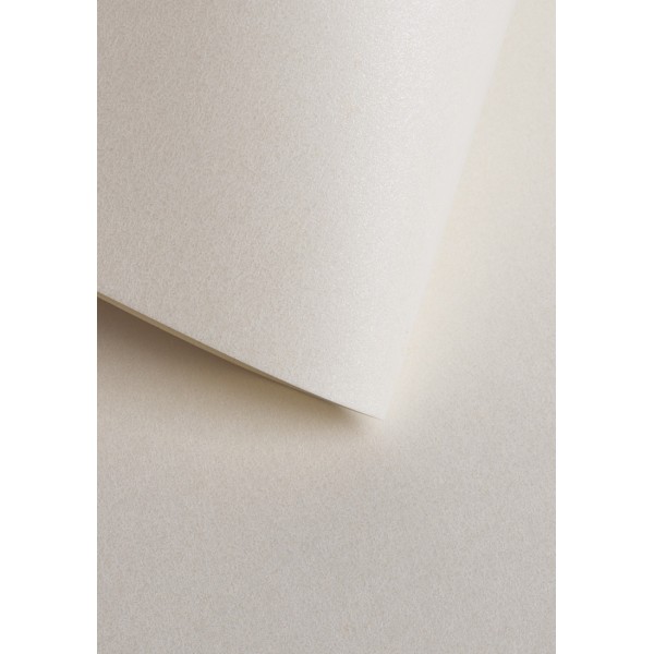 PERLA250A4KSLO Papier jednokolorowy perłowy dwustronny A4 , 20szt - kość słoniowa