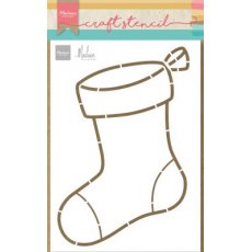 PS8103 Maska Marianne Design - Craft stencil - A5 - Stocking by Marleen - skarpeta