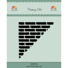 MD0100 Wykrojnik Dixi Craft- narożnik mur z cegły