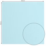 2928-045 Papier FLORENCE jednokolorowy dwustronny z fakturą 30,5x30,5 cm Ocean