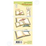 55.7743 Stemple akrylowe Leane Creatief - An open book - otwarta książka