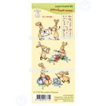 55.7750 Stemple akrylowe Leane Creatief - The world of Bunnies - świat zajączków