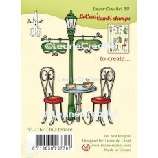 55.7767 Stemple akrylowe Leane Creatief - On a terrace - kawiarenka