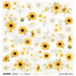 S-12 Sunflowers 12 - Arkusz Do Wycinania 30,5x30,5cm ScrapAndMe