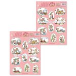 50.7941 Arkusz  A4 -Decoration sheets The world of Mice, Thinking of you - obrazki myszki