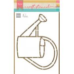 PS8113 Maska Marianne Design - Craft stencil - A5 - WATERING CAN BY MARLEEN
