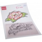 TC0891 Stemple silikonowe z wykrojnikami - Tiny's Flowers - Tea Rose