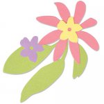 665825 Wykrojnik Sizzix Bigz die Nordic flowers