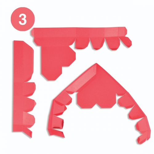 665827 Wykrojnik Sizzix Thinlits Plus Die Set 6PK - Geo Heart Box